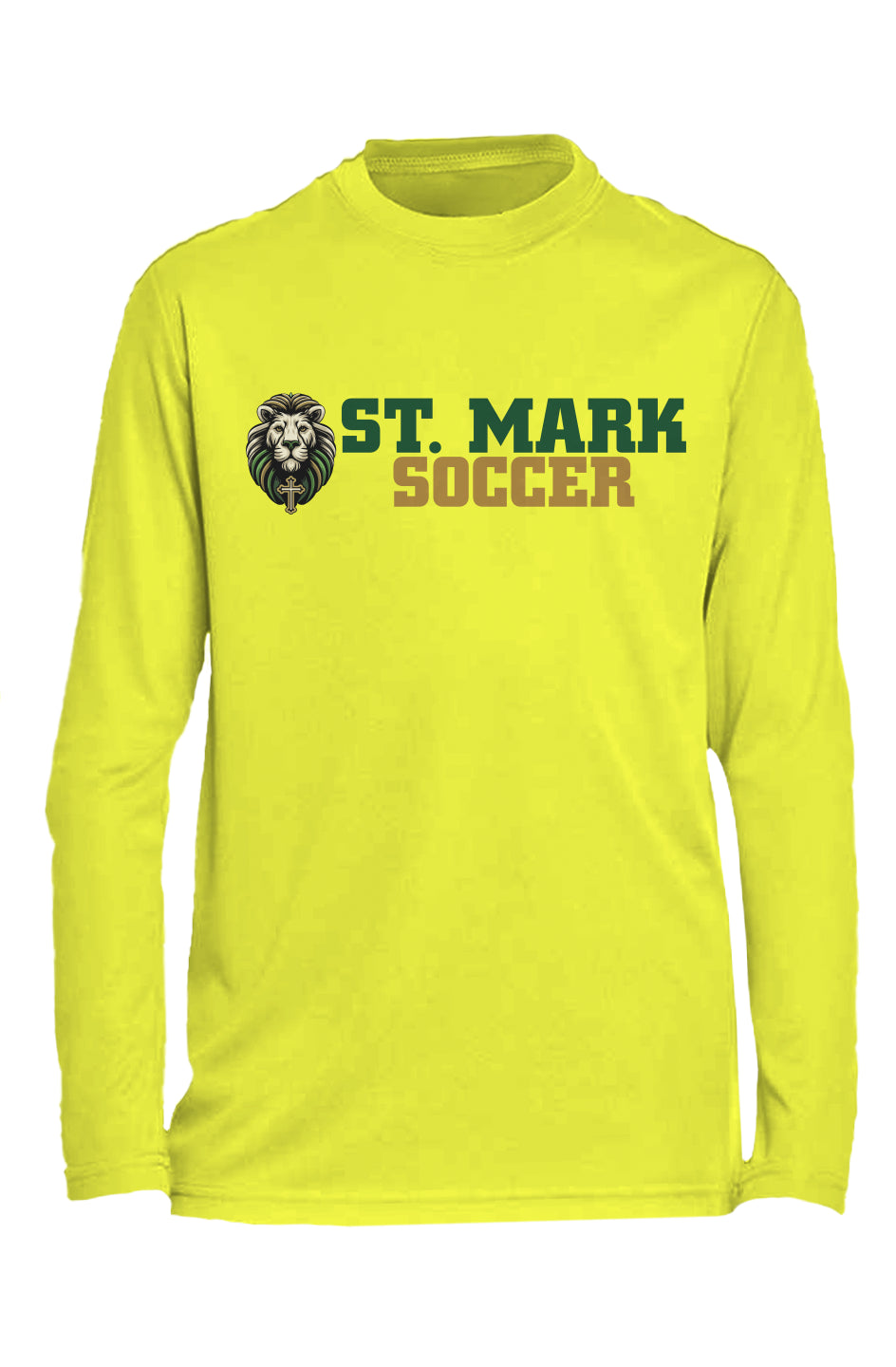 St. Mark Catholic Soccer L/S Performance Tee w/ SPF 50+