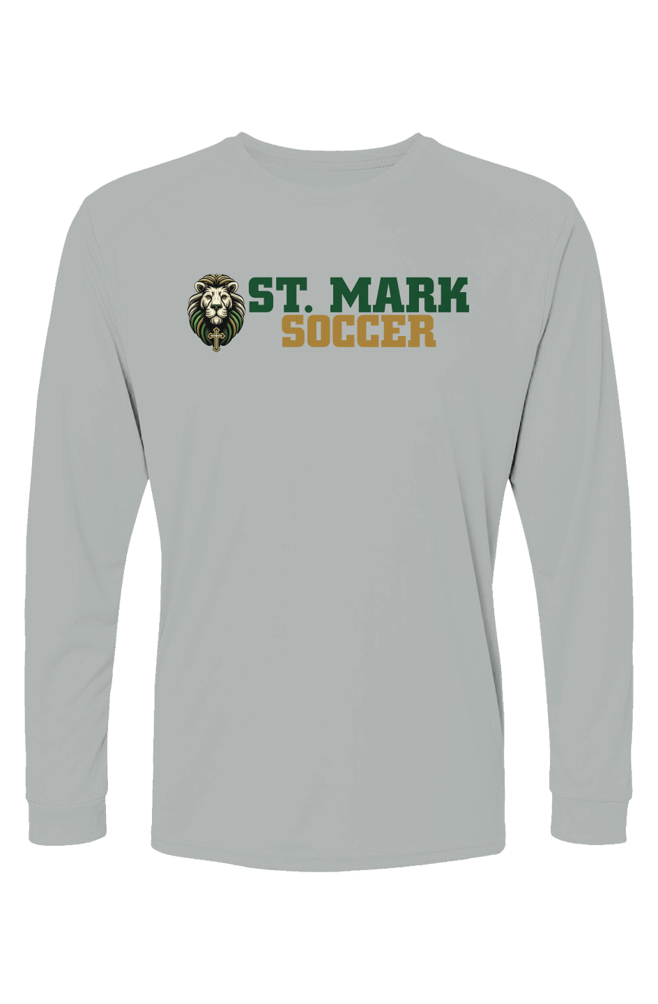 St. Mark Catholic Soccer L/S Performance Tee w/ SPF 50+