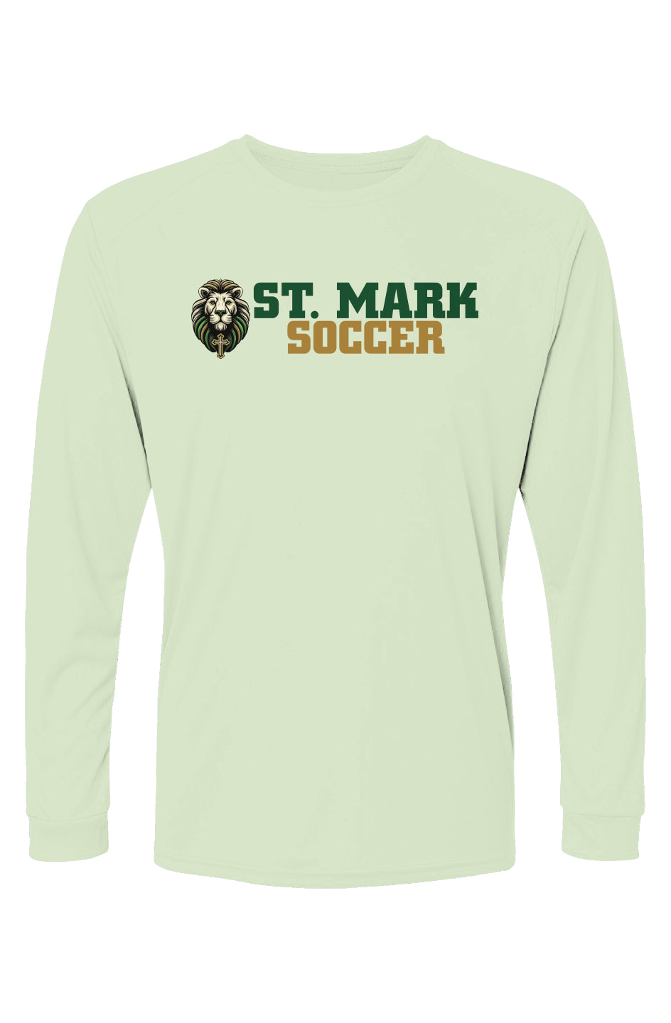 St. Mark Catholic Soccer L/S Performance Tee w/ SPF 50+