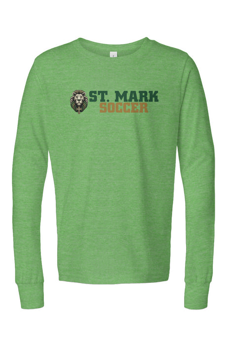 St. Mark Catholic Soccer Triblend L/S Tee