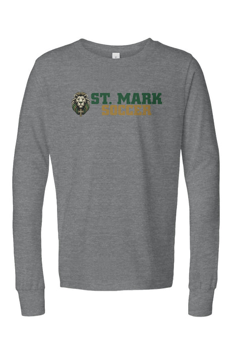 St. Mark Catholic Soccer Triblend L/S Tee