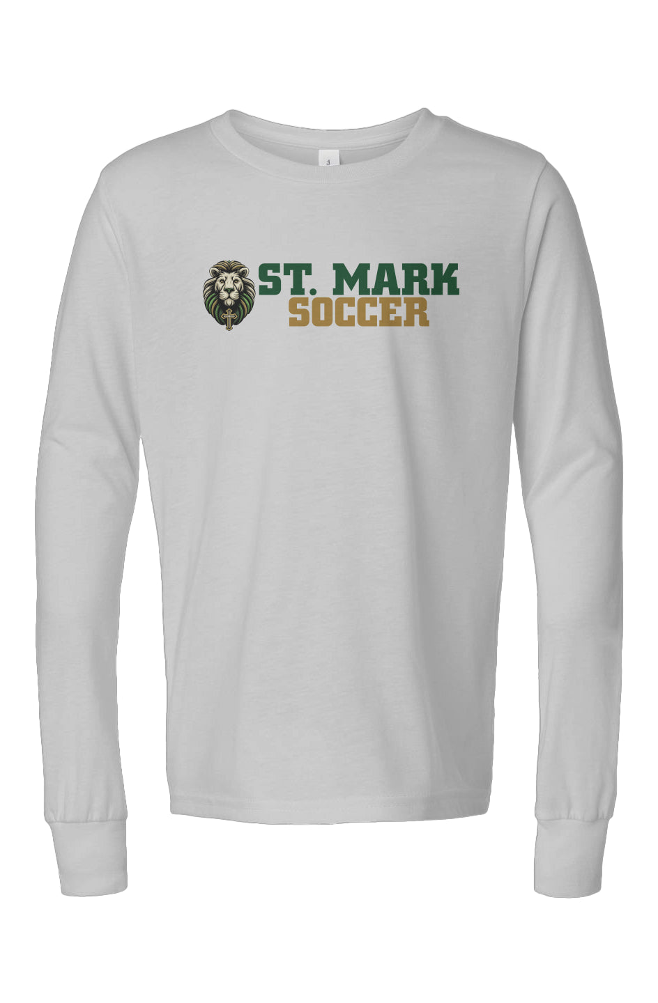 St. Mark Catholic Soccer Triblend L/S Tee