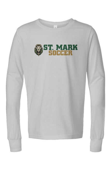 St. Mark Catholic Soccer Triblend L/S Tee