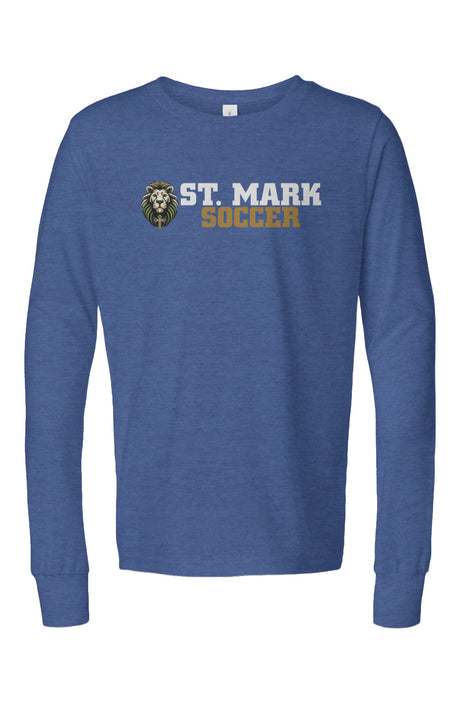 St. Mark Catholic Soccer Triblend L/S Tee