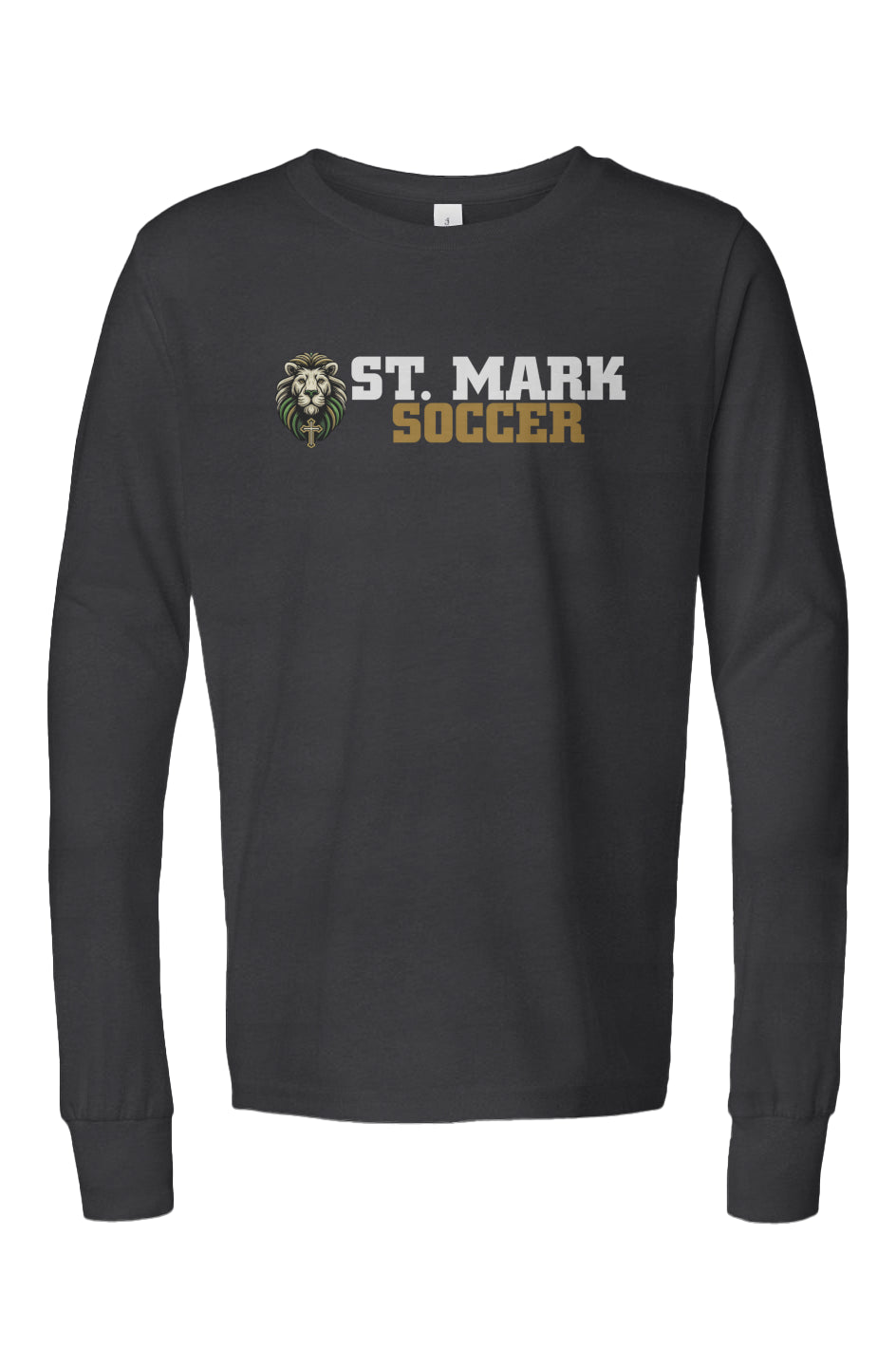 St. Mark Catholic Soccer Triblend L/S Tee