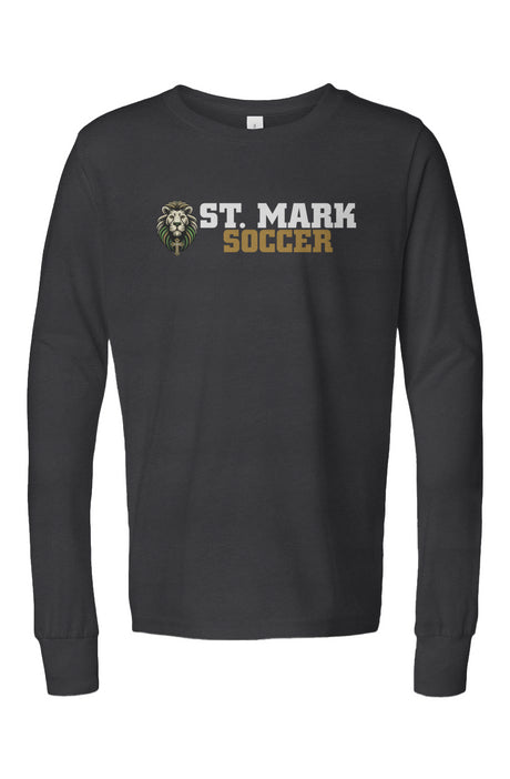 St. Mark Catholic Soccer Triblend L/S Tee