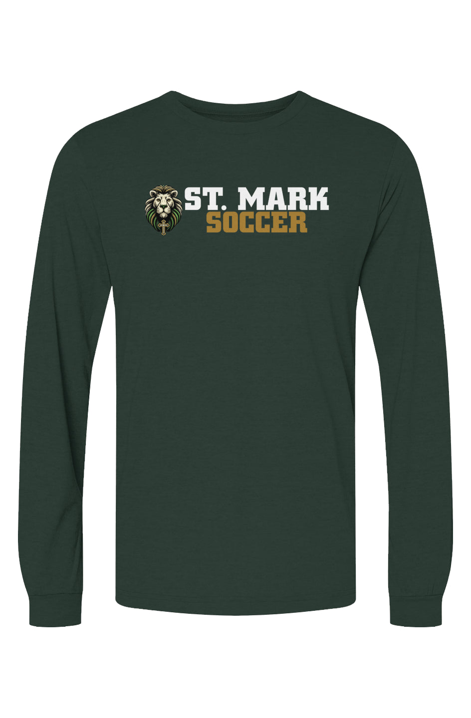 St. Mark Catholic Soccer Triblend L/S Tee