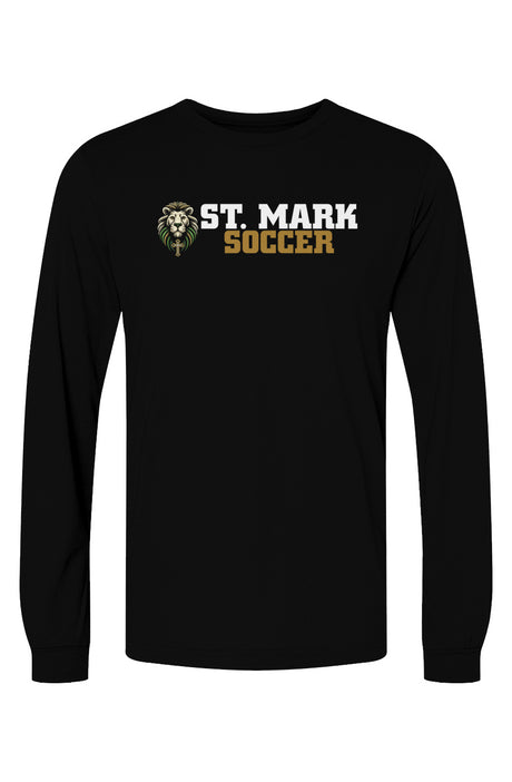 St. Mark Catholic Soccer Triblend L/S Tee