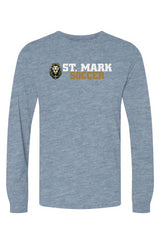 St. Mark Catholic Soccer Triblend L/S Tee