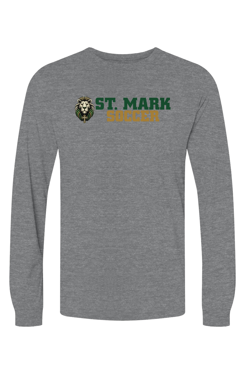 St. Mark Catholic Soccer Triblend L/S Tee