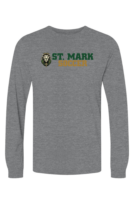 St. Mark Catholic Soccer Triblend L/S Tee