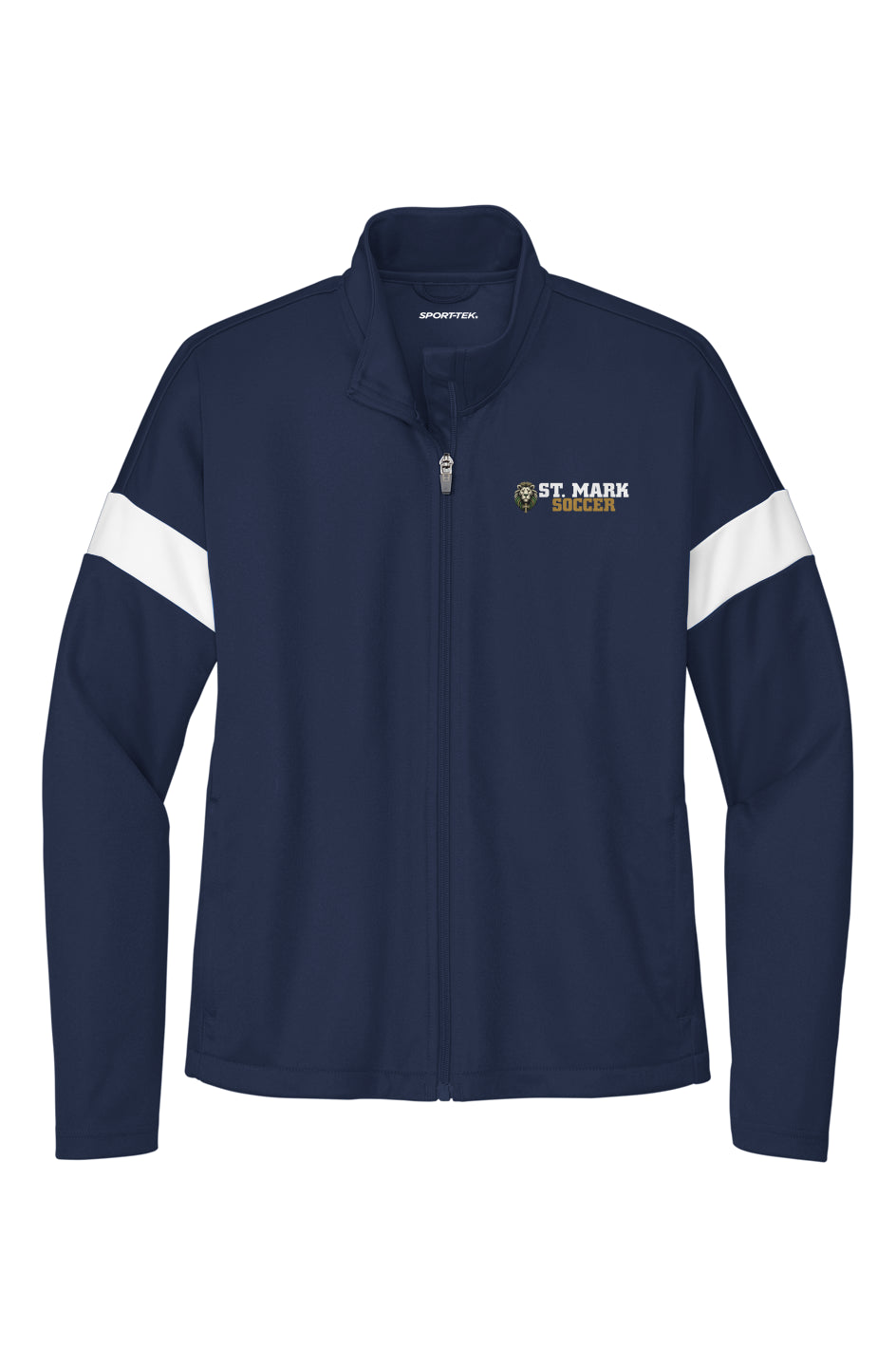 St. Mark Catholic Ladies' Full Zip Soccer Active Jacket - Embroidered
