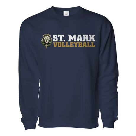 St. Mark Catholic Volleyball Midweight Sweatshirt