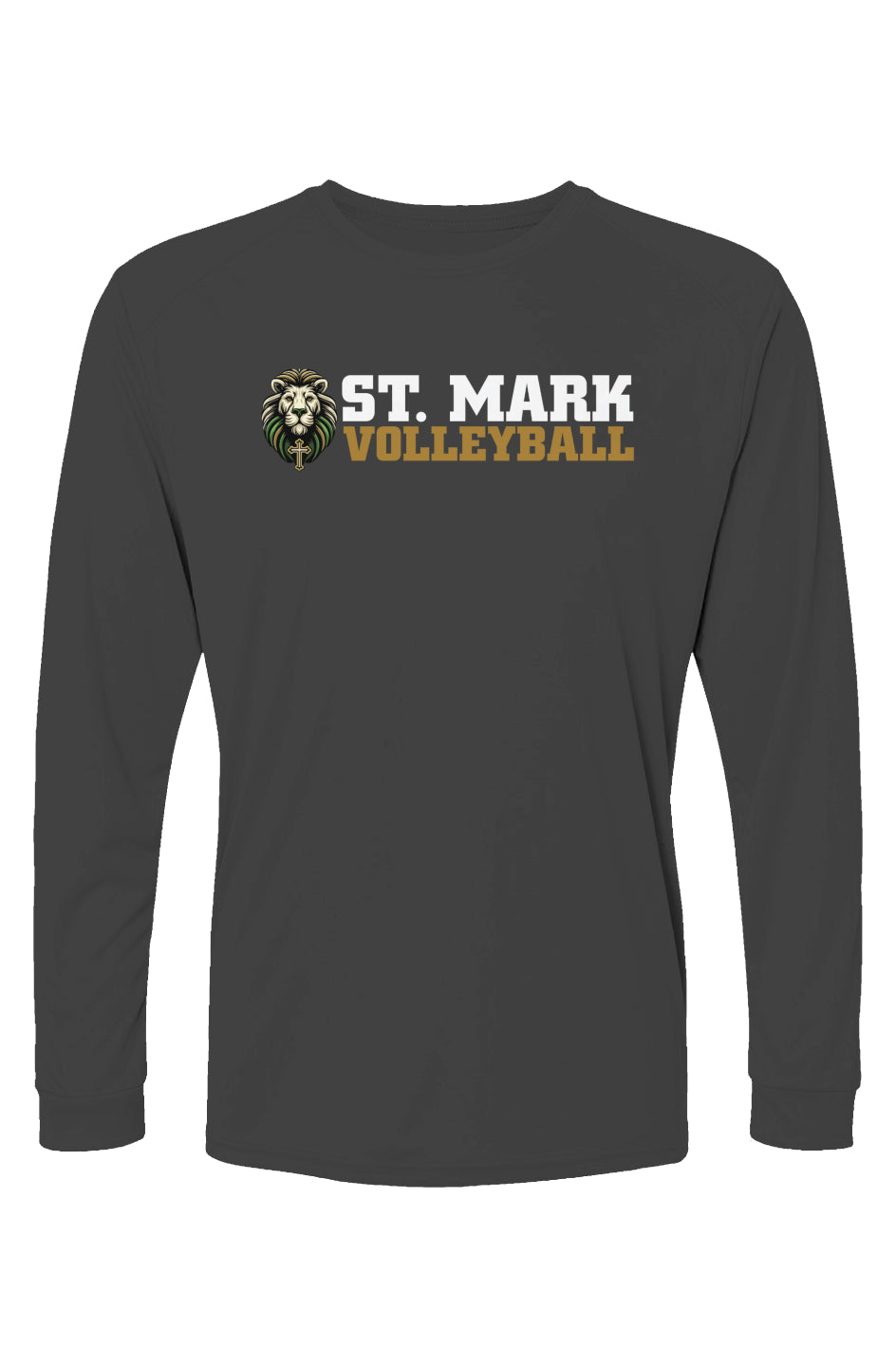 St. Mark Catholic Volleyball L/S Performance Tee w/ SPF 50+