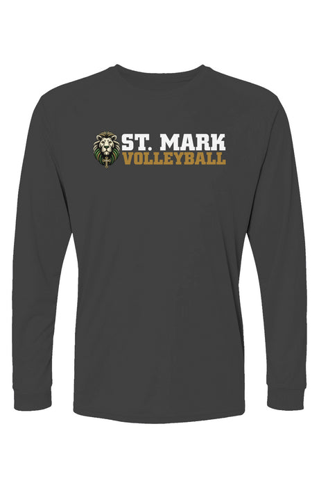 St. Mark Catholic Volleyball L/S Performance Tee w/ SPF 50+