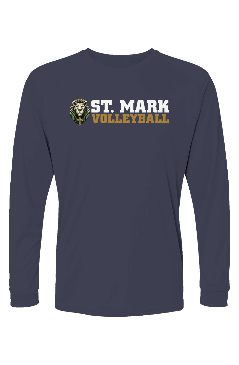 St. Mark Catholic Volleyball L/S Performance Tee w/ SPF 50+