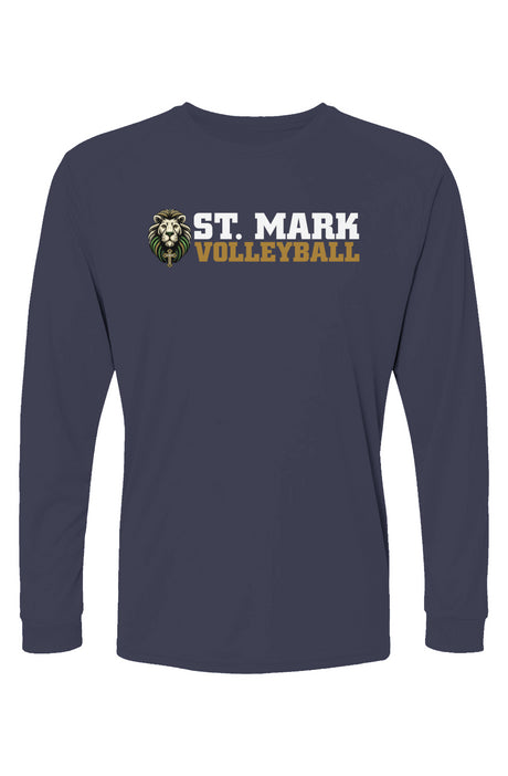St. Mark Catholic Volleyball L/S Performance Tee w/ SPF 50+