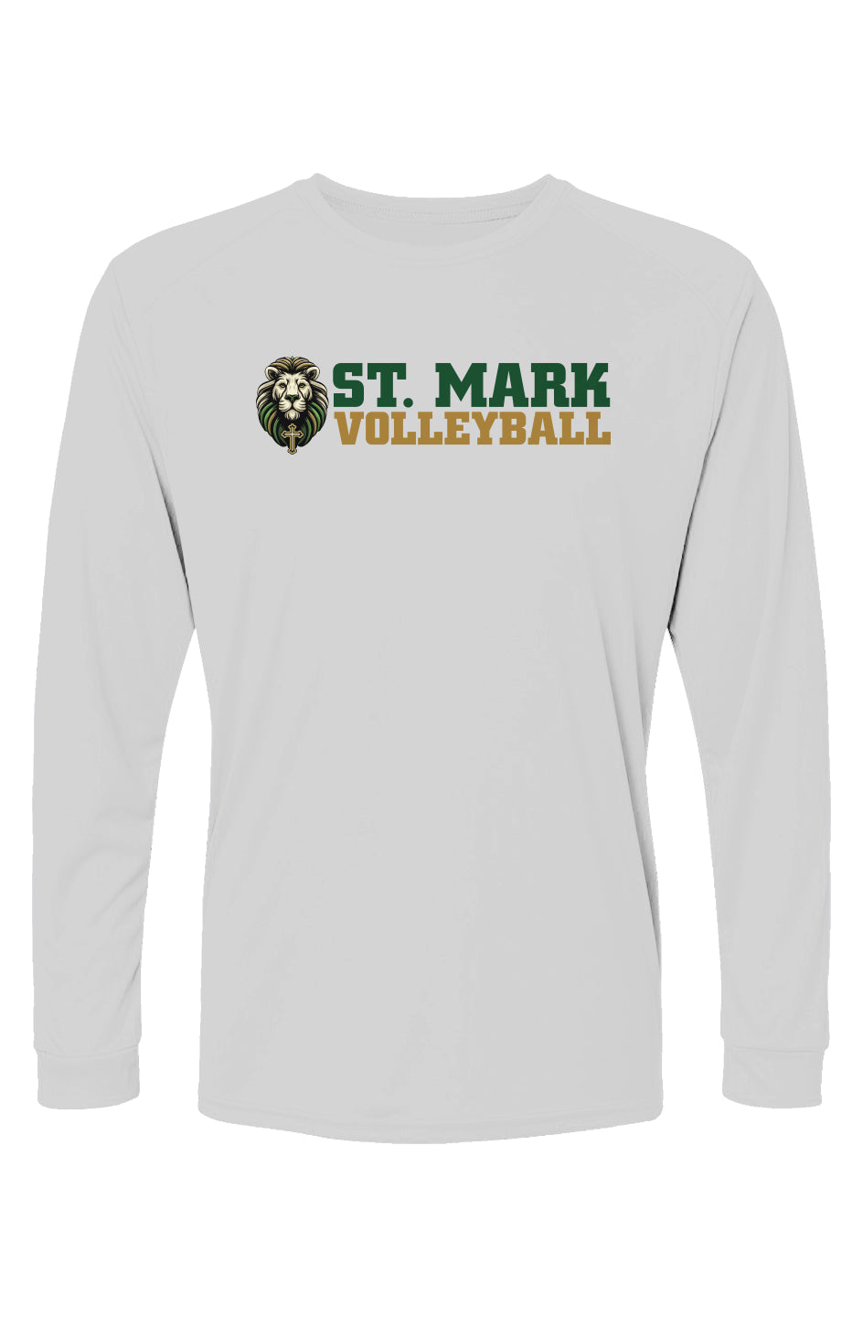 St. Mark Catholic Volleyball L/S Performance Tee w/ SPF 50+