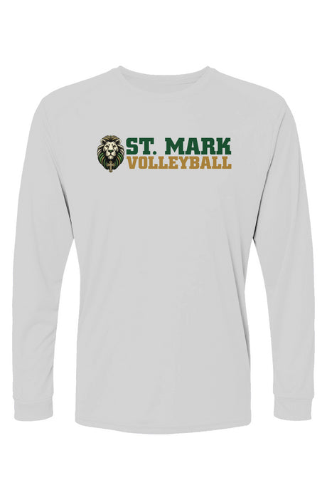 St. Mark Catholic Volleyball L/S Performance Tee w/ SPF 50+