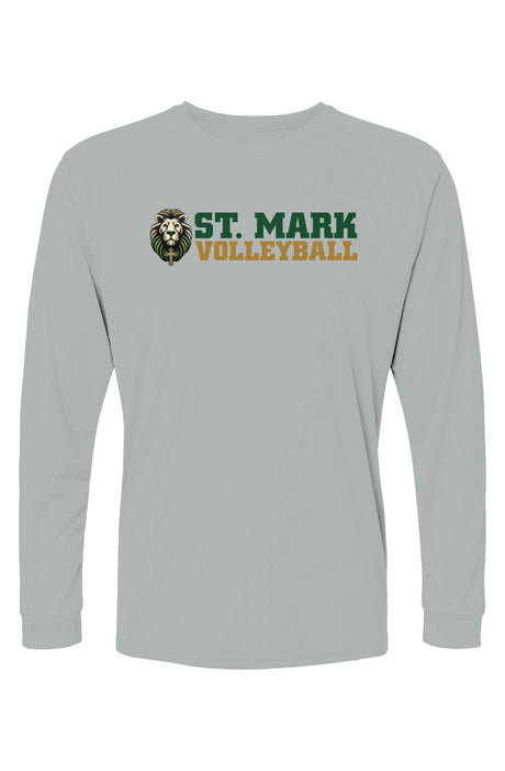 St. Mark Catholic Volleyball L/S Performance Tee w/ SPF 50+
