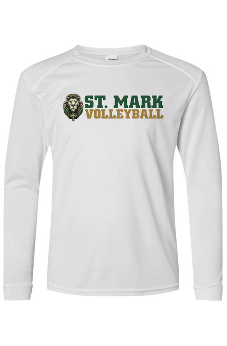 St. Mark Catholic Volleyball L/S Performance Tee w/ SPF 50+