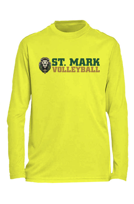St. Mark Catholic Volleyball L/S Performance Tee w/ SPF 50+