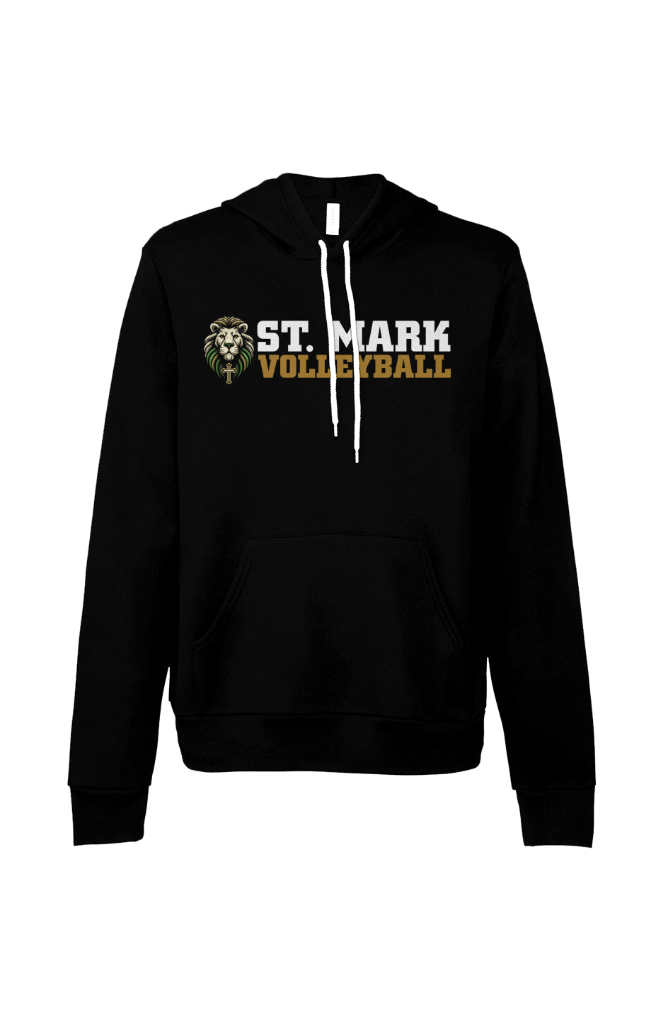 St. Mark Catholic Volleyball Sponge Fleece Hooded Sweatshirt