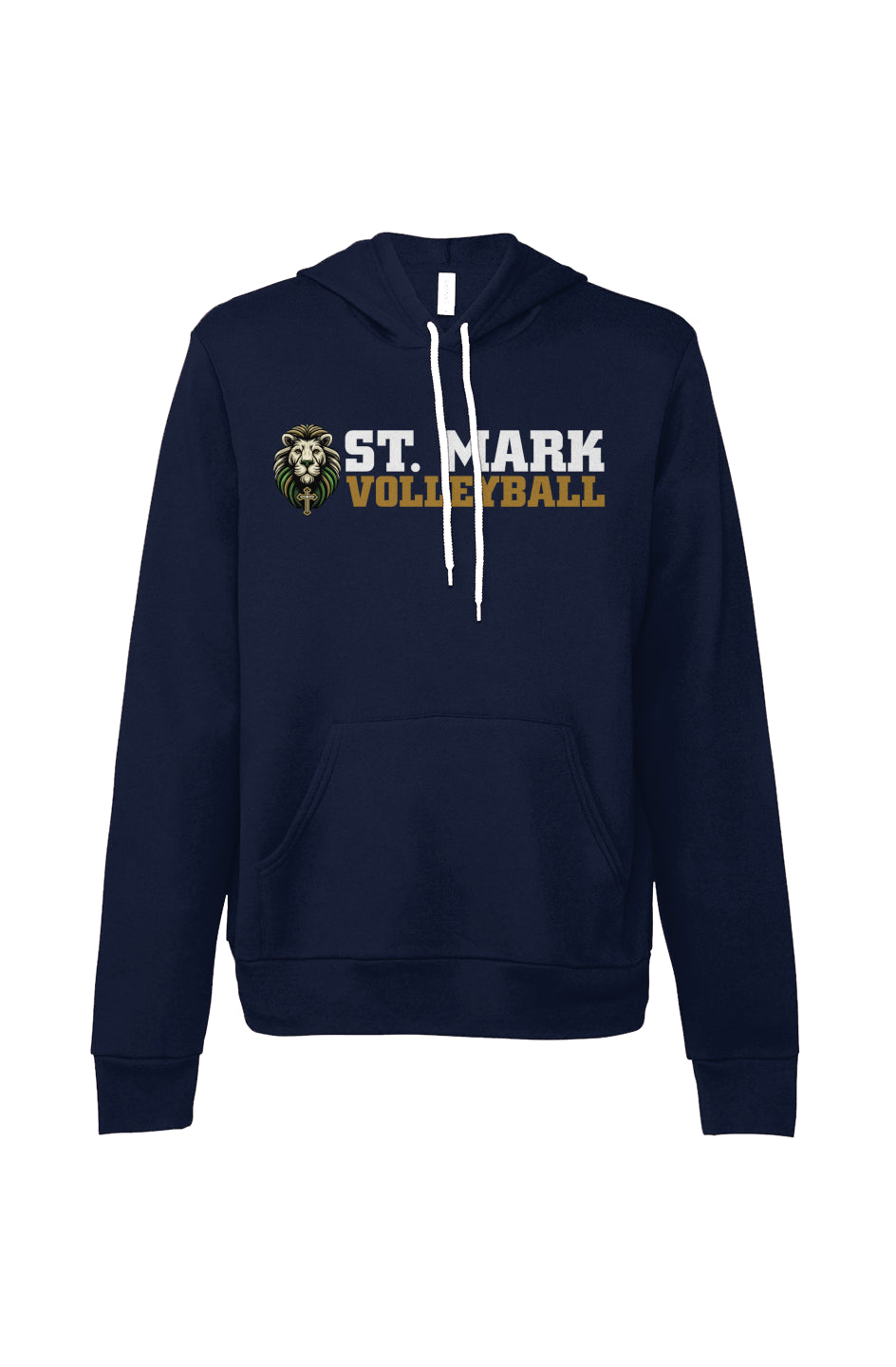St. Mark Catholic Volleyball Sponge Fleece Hooded Sweatshirt