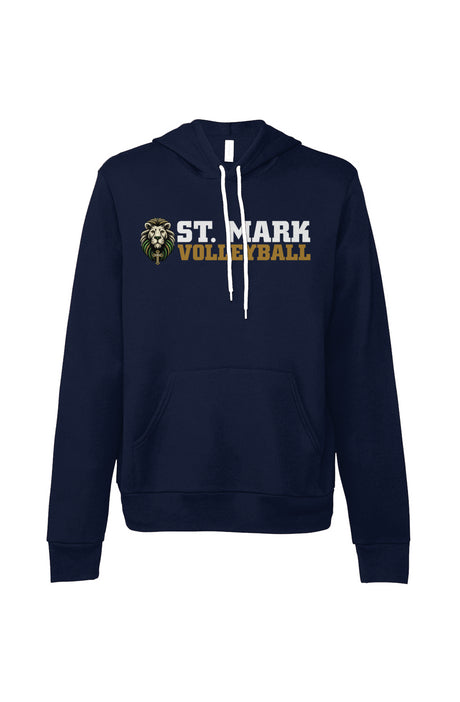 St. Mark Catholic Volleyball Sponge Fleece Hooded Sweatshirt