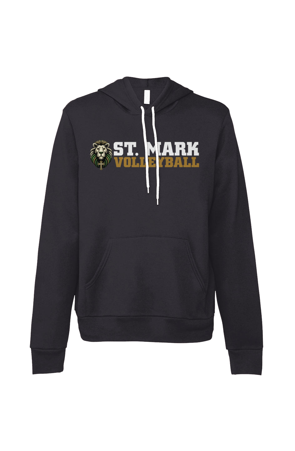 St. Mark Catholic Volleyball Sponge Fleece Hooded Sweatshirt