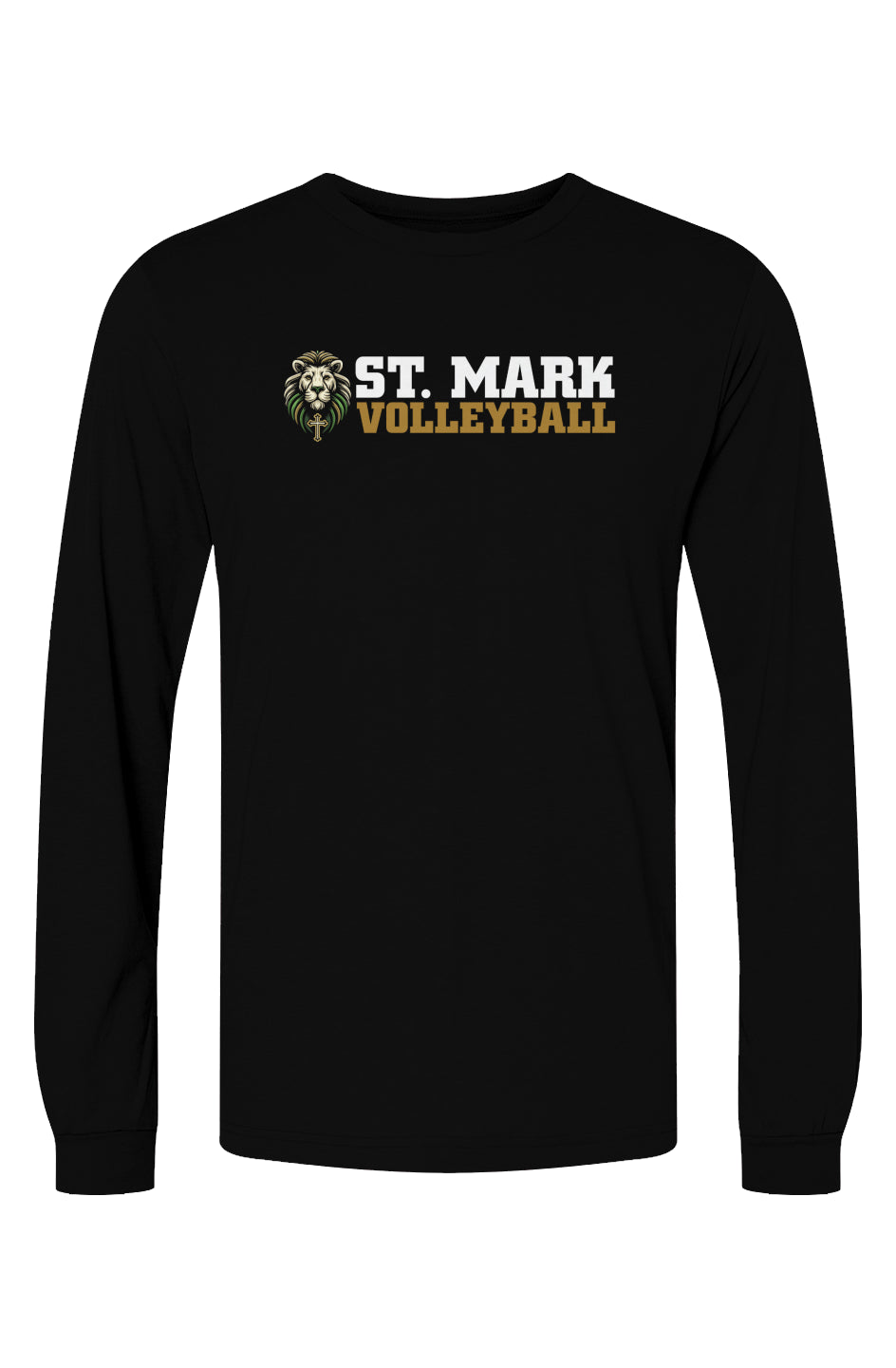 St. Mark Catholic Volleyball Triblend L/S Tee