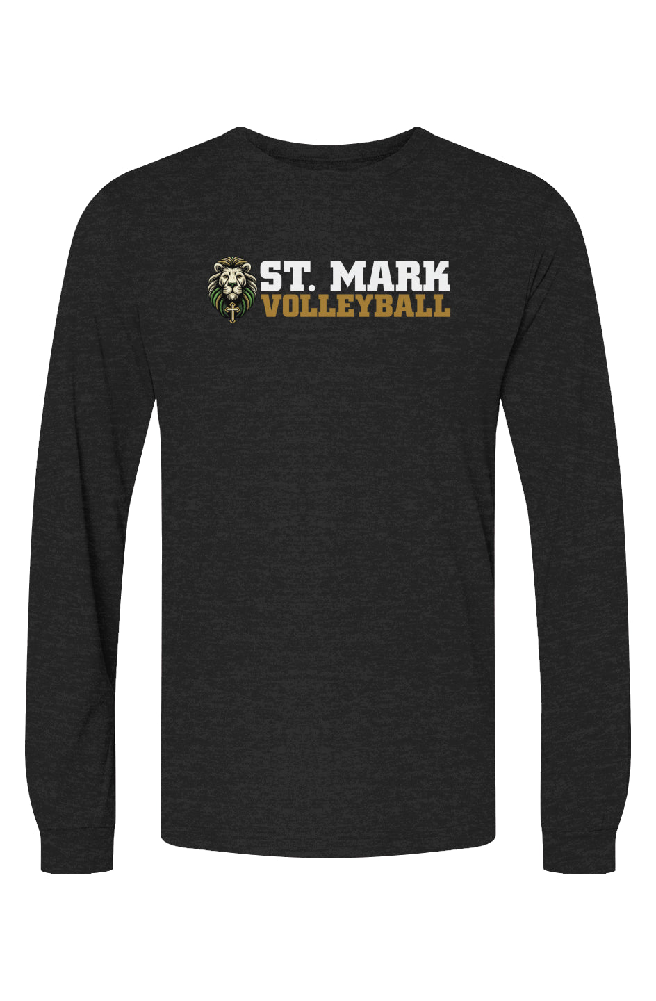 St. Mark Catholic Volleyball Triblend L/S Tee