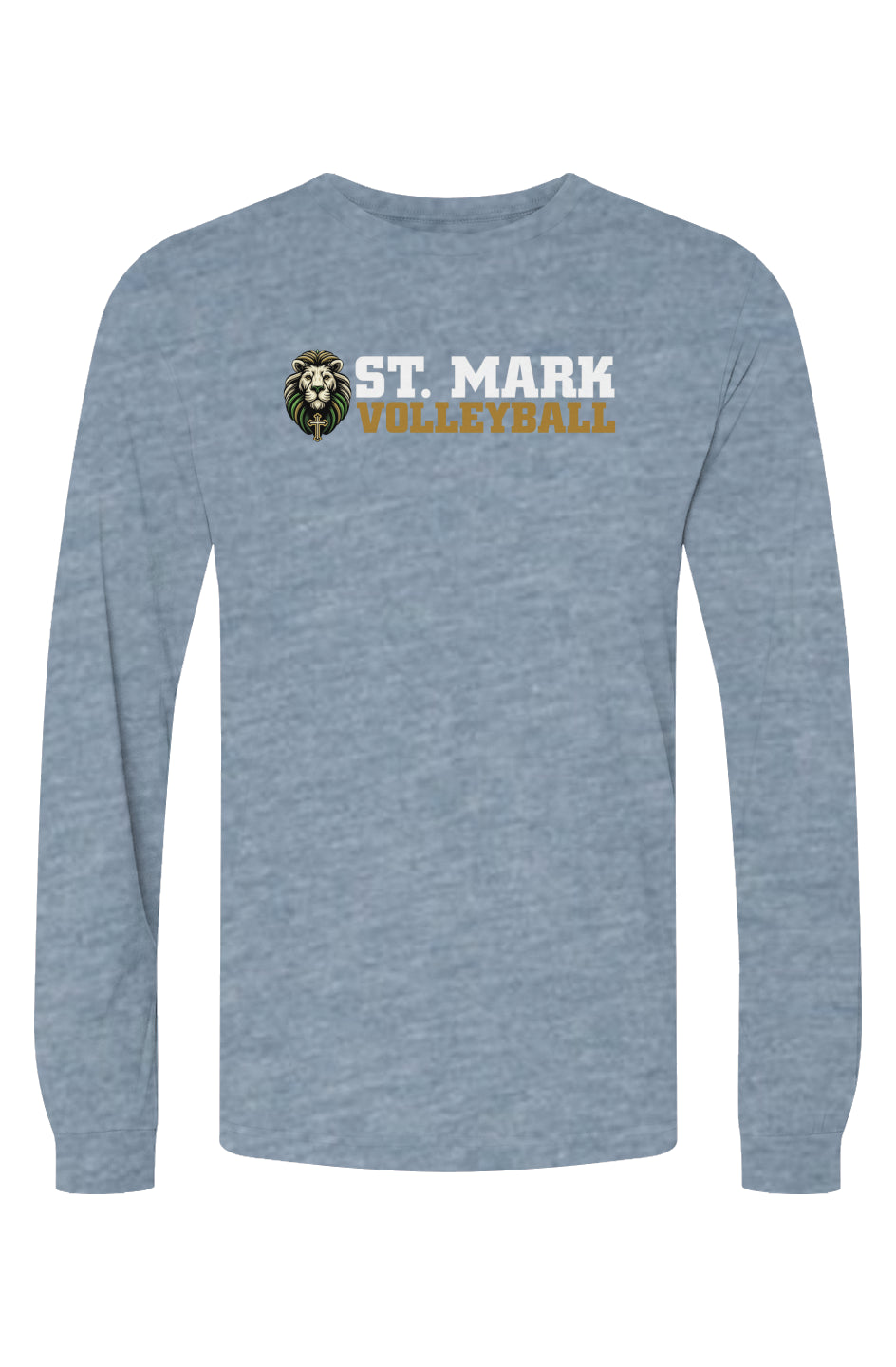 St. Mark Catholic Volleyball Triblend L/S Tee
