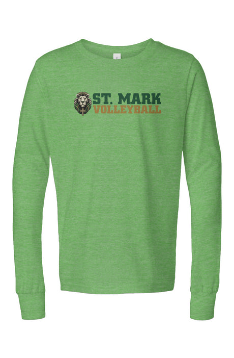 St. Mark Catholic Volleyball Triblend L/S Tee