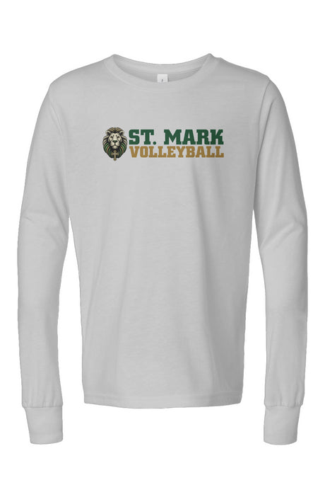 St. Mark Catholic Volleyball Triblend L/S Tee