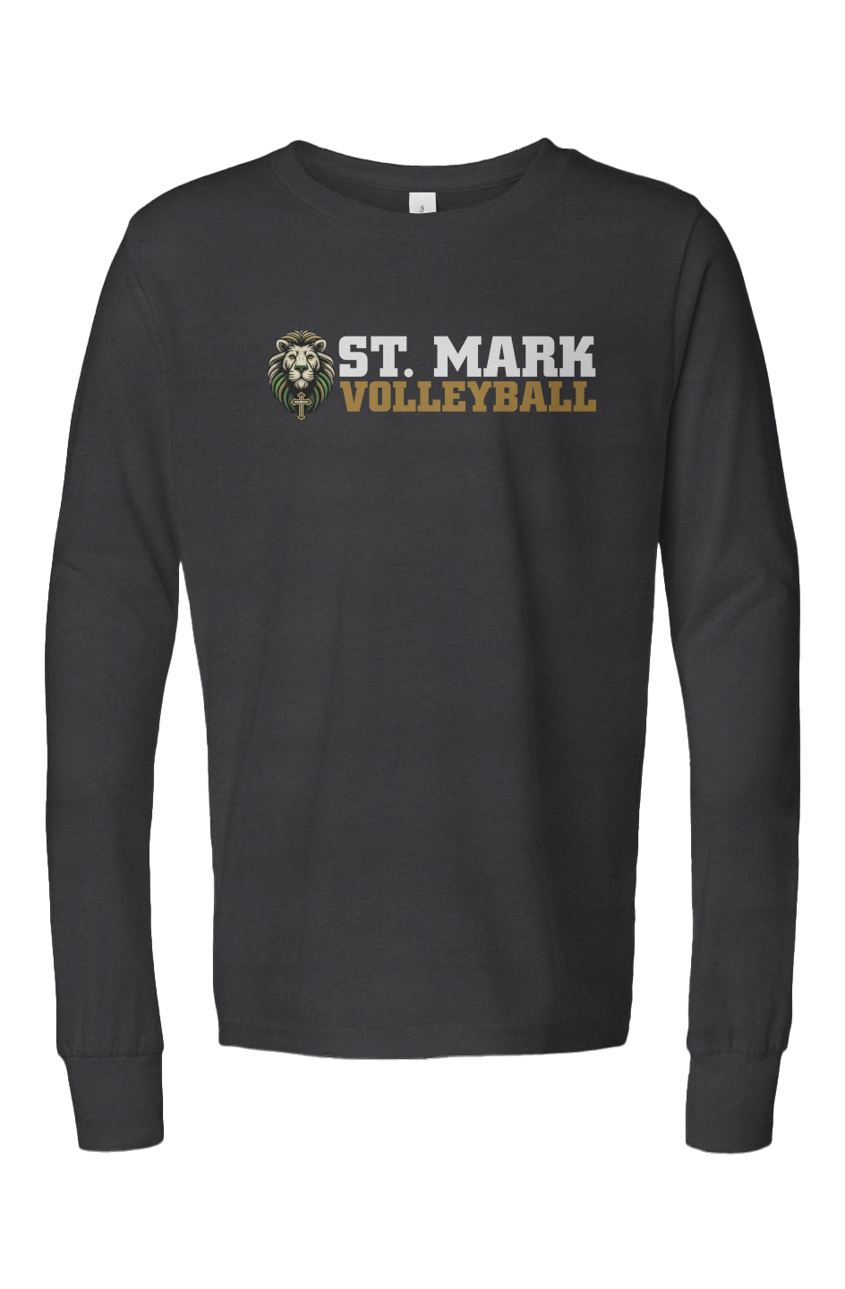 St. Mark Catholic Volleyball Triblend L/S Tee