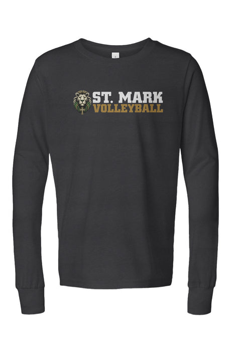 St. Mark Catholic Volleyball Triblend L/S Tee