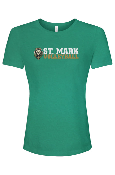 St. Mark Catholic Volleyball Relaxed Fit Triblend Tee 