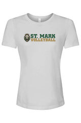 St. Mark Catholic Volleyball Ladies' Relaxed Fit Triblend Tee