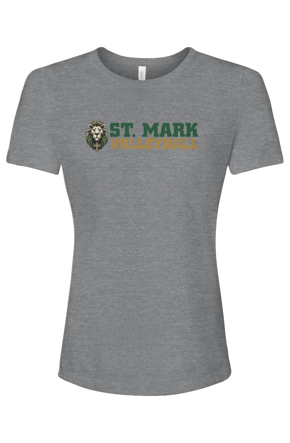 St. Mark Catholic Volleyball Ladies' Relaxed Fit Triblend Tee