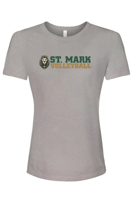 St. Mark Catholic Volleyball Ladies' Relaxed Fit Triblend Tee