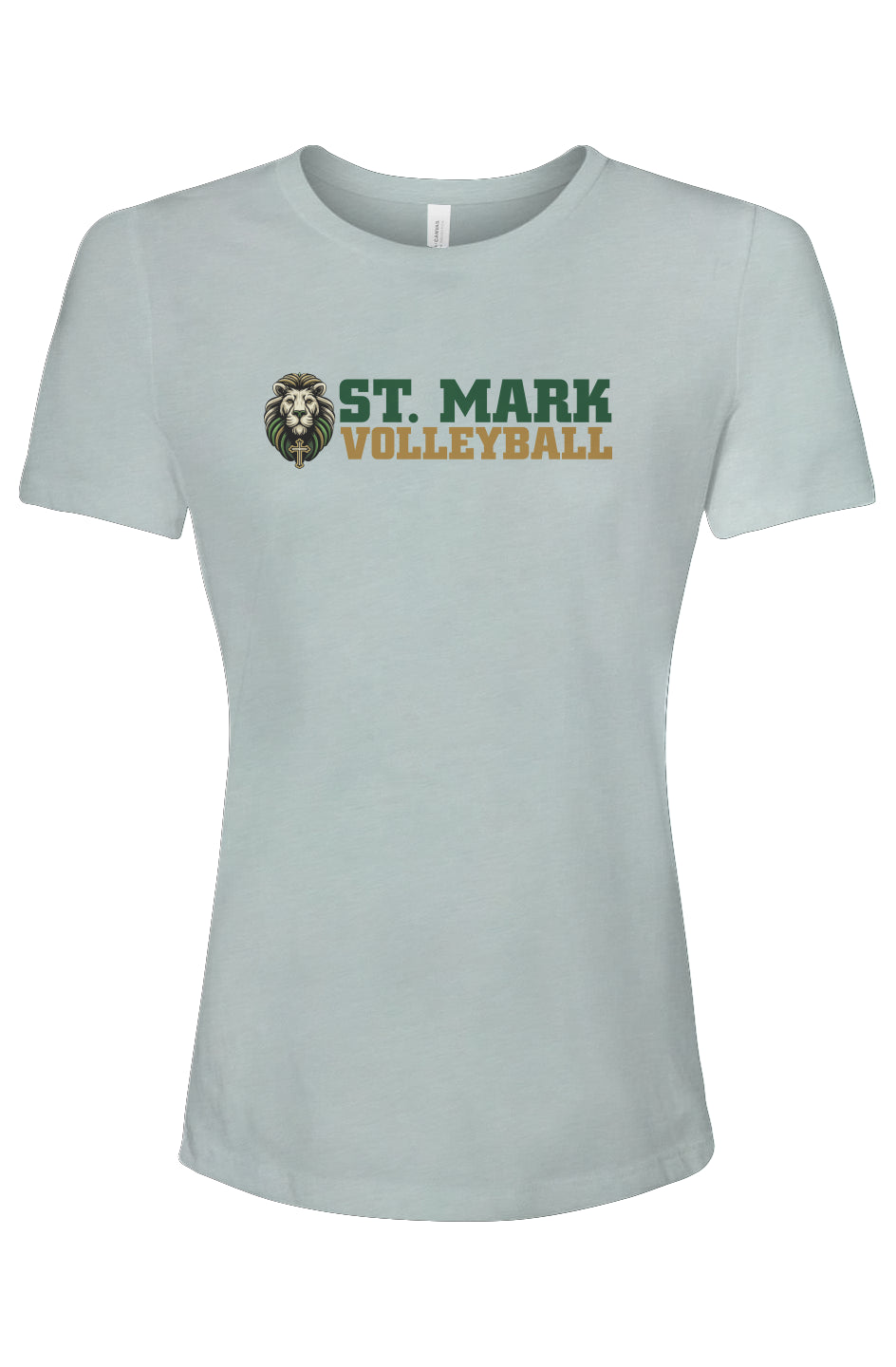 St. Mark Catholic Volleyball Ladies' Relaxed Fit Triblend Tee