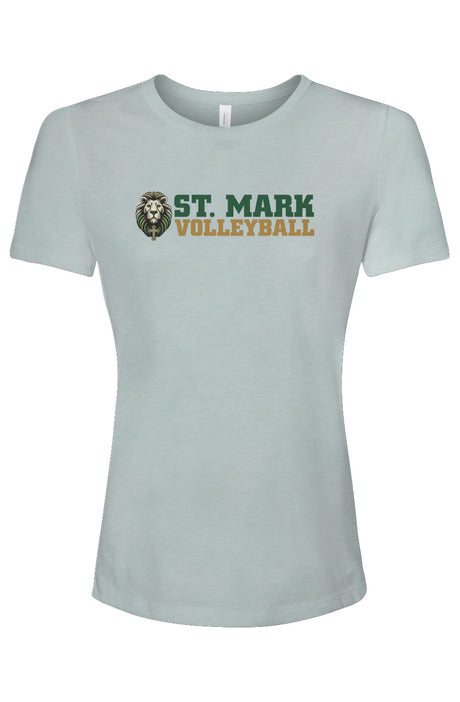 St. Mark Catholic Volleyball Ladies' Relaxed Fit Triblend Tee