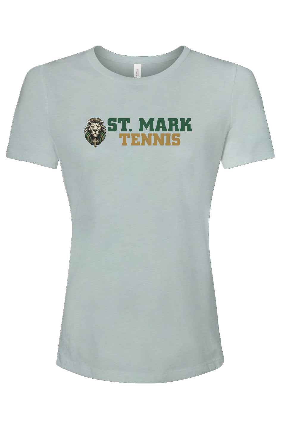 St. Mark Catholic Tennis Ladies' Relaxed Fit Triblend Tee 