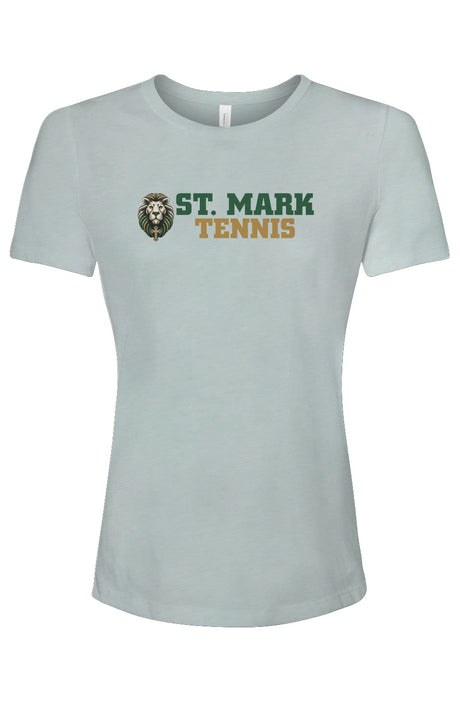St. Mark Catholic Tennis Ladies' Relaxed Fit Triblend Tee 