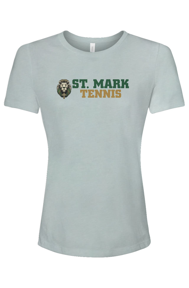 St. Mark Catholic Tennis Ladies' Relaxed Fit Triblend Tee 