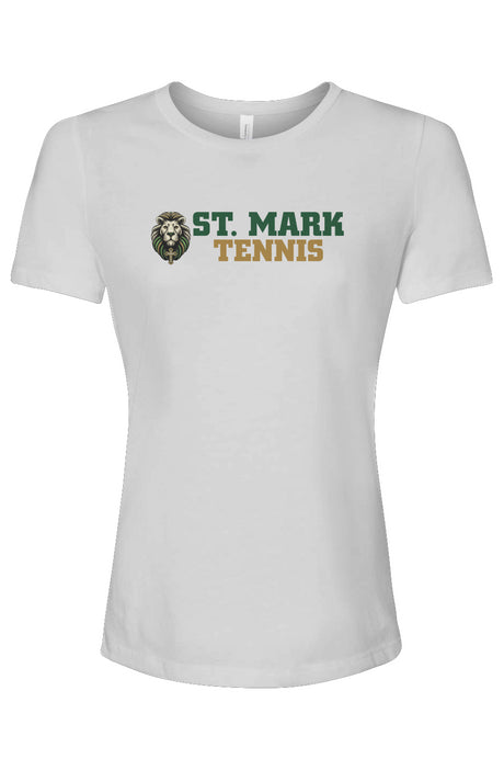 St. Mark Catholic Tennis Ladies' Relaxed Fit Triblend Tee 