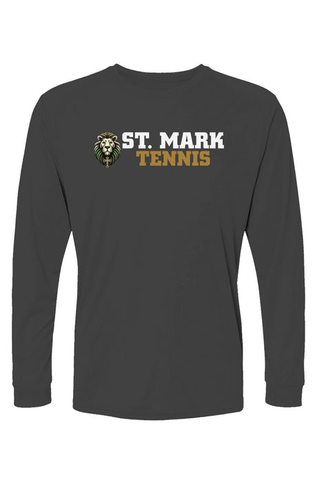 St. Mark Catholic Tennis L/S Performance Tee w/ SPF 50+