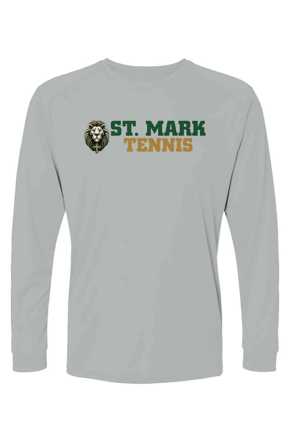 St. Mark Catholic Tennis L/S Performance Tee w/ SPF 50+