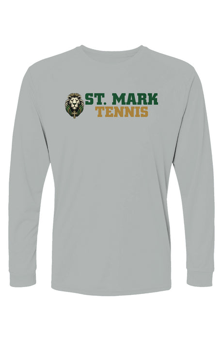St. Mark Catholic Tennis L/S Performance Tee w/ SPF 50+